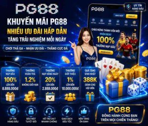 Khuyến mãi PG88 mang đến nhiều ưu đãi hấp dẫn giúp người chơi tăng trải nghiệm giải trí mỗi ngày