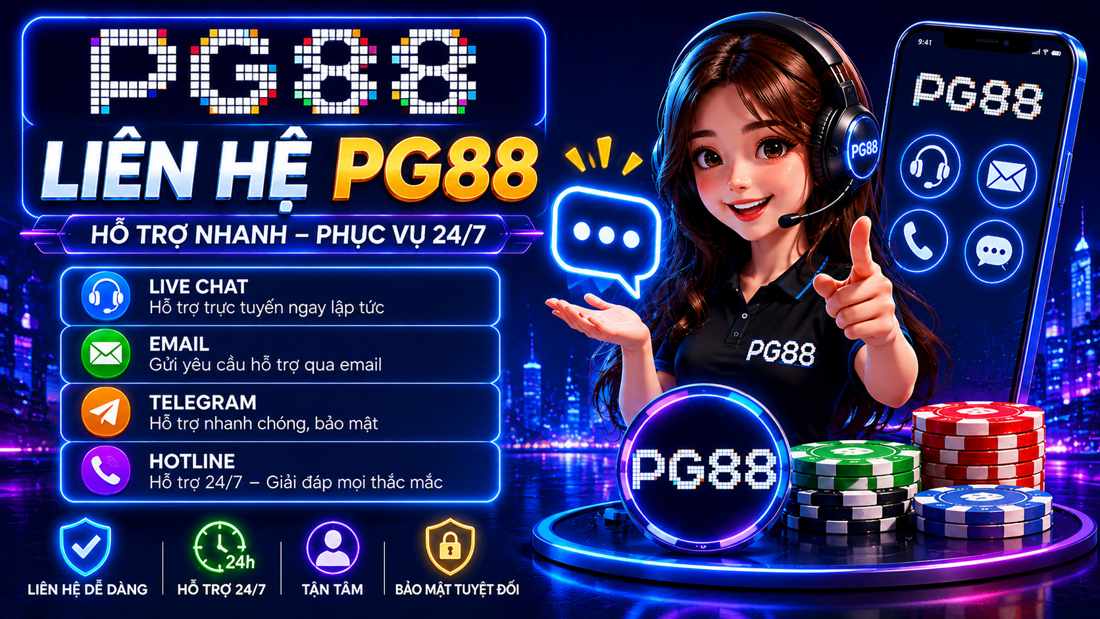 Liên hệ PG88 nhanh chóng hỗ trợ xử lý nhanh nhất nâng cao trải nghiệm 